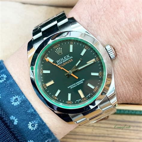 rolex milgauss vetro verde prezzo usato|Orologi Rolex Milgauss usati su Chrono24.